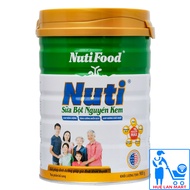 Sữa Bột Nutifood Nguyên Kem Nuti Hộp 900G (Giải Pháp Dinh Dưỡng Giúp Cả Nhà Khỏe Mạnh)