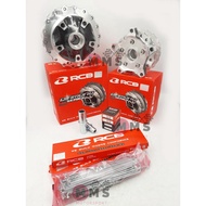 Y15ZR Y16 Racing Boy Diamond Wheel Hub Chrome, RCB Lidi Spoke, Bearing, Collar Bush One Set