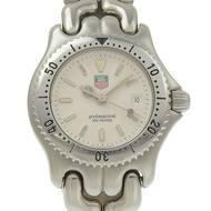 TAG TAG HEUER Cell 手錶 S99.015，不鏽鋼，石英，模擬顯示，白色錶盤，女士款 [二手]