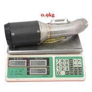 Motorcycle Exhaust Muffler Escape Middle Link Pipe With Carbon Muffler Slip On For Kawasaki Z900RS Z