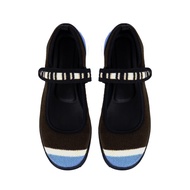 Pattero - Giddy Tappy Twirly Women's & Men's Flat Shoes - Brown Blue Shoes