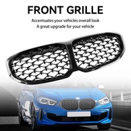 Artudatech Gloss Black Diamond Front Kidney Grill Grille Fit For BMW 1 Series F40 2019-2024