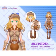 Look Surfaces on Streaming with VTuber Live2D Innovative Model, Live2D Streaming VTuber, VTuber Mode