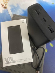 全新PD 3.0 45W 小米行動移動電源3 45W 20000mAh 高配版 可充 laptop macbook 筆記本電腦 PC