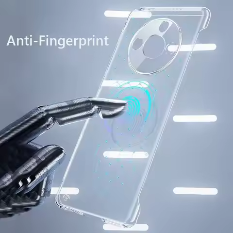 Frameless Slim Clear Hard Back Cover Case On For Realme 11 Pro Plus Realme11 Pro+ Pro Plus 5G ShockP