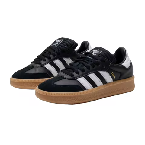 adidas Samba XLG Unisex Comfortable, Versatile, Slip-Resistant, Durable Low-Top Skate Shoes Black/Wh