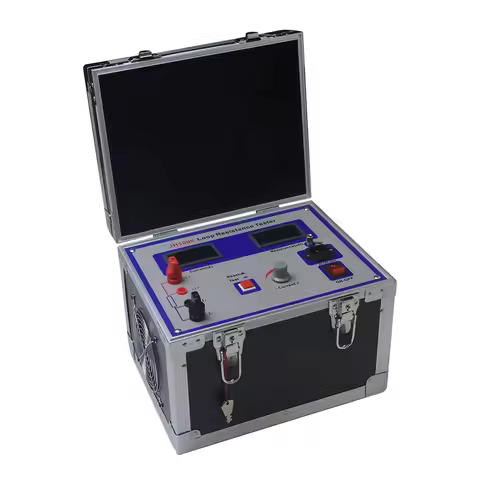 High-Accuracy 100A Micro Ohmmeter Loop Resistance Tester Meter Testing Equipment Switch-Gear Test Lo