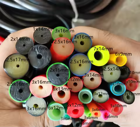 1 Meter Spearfishing rubber tube speargun band ELASTIC latex tube 6x12mm 6x13mm 7x14mm 5x10mm 3x10mm
