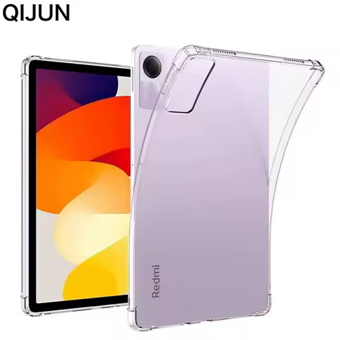 For Redmi Pad SE 11" 2023 Case Transparent Air-bags Soft Silicone TPU Protection Shockproof Shell Fo