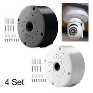 {Mulitibuy}4Pcs Camera Junction Box Waterproof Hemispherical Camera Mounting Box ABS