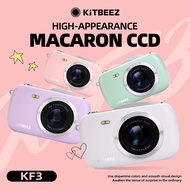 KiTBEEZ KF-3 Camera✨Macaroon CCD Digital Camera 64MP 18X Zoom 4K HD Shooting Camera Portable Retro V