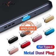 [Wholesale Price]Metal USB C Port Protector Cap / Colorful Phone Charging Port Dust Cover / Compatible For iPhone And Most Android Phones / Universal Type C Anti Dust Plugs