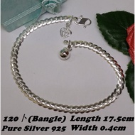 Genuine SILVER 925 Bangle  (Bangle Untuk Dewasa)