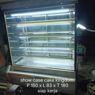 Showcase cake merk kingdom, kondisi prima berat 250 kg