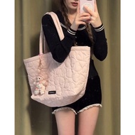Love Large Capacity Tote Bag Shoulder Bag Female Bag Large Capacity Commuter Niche Shoulder Bag Comp
