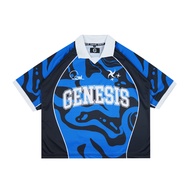 Genesis Conspiracy - Unisex Oversized Blue Sky Boxy Jersey - Streetwear Jersey