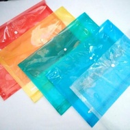 F4 Folio Size Plastic Button Folder