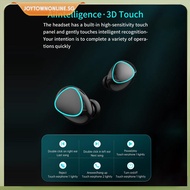 [joytownonline.sg] Bluetooth-Compatible 5.1 Earbuds Noise Reduction 9D Four Headset with Microphone