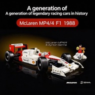 Compatible with Lego ICONS Series 10330 McLaren MP4 Racing F1 Boy Educational Building Block Toy Gif