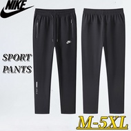 Seluar Track Lelaki Stretch Breathable Men Sports Pants Loose Plus Size Casual Men Straight Pants