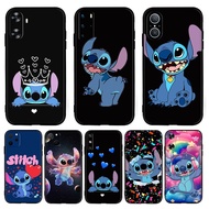 W[18] Stitch cartoon cute for Huawei Y9A Y5  Y6s  Y6 Pro Y7 Y9 Prime TPU silicone black phone case