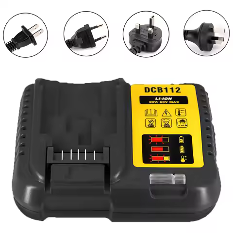 Compatible with For Dewalt 20V Lithium Batteries DCB206 DCB204 DCB230 DCB240 Rechargeable Battery Ch