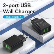 Vention Dual USB Charger Head Adapter 18W Fast Charging Androida