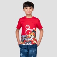 Disney Mickey Racer Speeding Print Kaos Anak Laki-laki 123622885