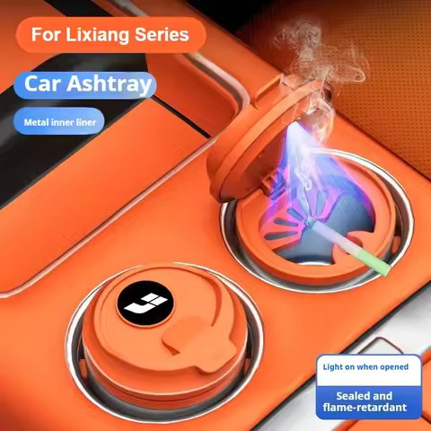 For Li Lixiang L6 L7 L8 L9 Mega I8 I6 Car Ashtray Ideal Car Upgrade Creative Coffee Cup Style Car wi