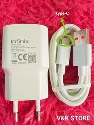 Charger Infinix Original Type C Infinix Asli Bekas Bawaan HP