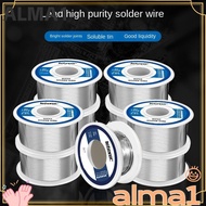 ALMA  Corel Solder, 20g 50g 100g 0.8 1.0mm FLUX 2.0% Low Temperature Welding Wire, Durable Low-melti