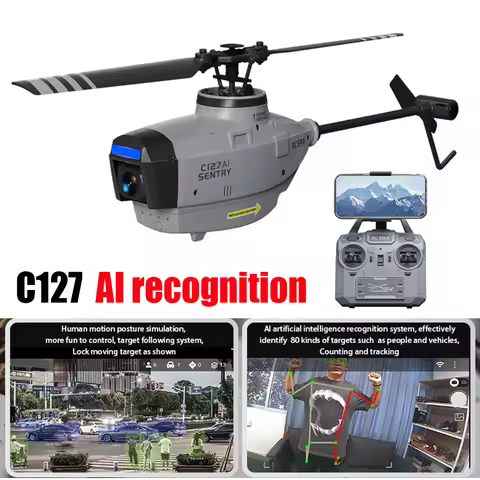 RC ERA C127 AI Mini Brushless FPV with HD Camera Professional 4ch RC Helicopter Single Paddle Withou