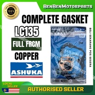 YAMAHA LC135 COMPLETE GASKET OVERHAUL GASKET COMP GASKET FULL FRCM COPPER HEAD 74MM 75MM ORIGINAL AS