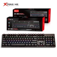 XTRIKE ME GK-918 MECHANICAL GAMING KEYBOARD - 104-KEY RAINBOW BACKLIGHT / 1.8M CABLE - BLACK