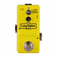 ammoon Loop Station Mini Guitar Looper Effect Pedal 10 Minutes Recording Time 3 Working Modes True B