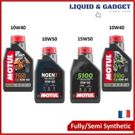 MOTUL 4T 7100 10W40 / 10W50 & 5100 10W40 / 15W50 (1L)