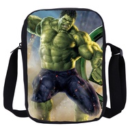 * [Ready Stock] Hulk Messenger Bag School Student Children's Shoulder Boy Cartoon Anime Girl *