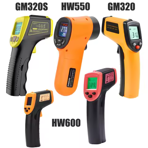 Portable Thermometer -50~600℃ / -58~1122℉ Digital Infrared Thermometer Contactless Temperature Teste