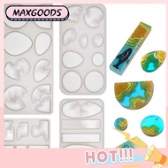 MAXG Ocean Themed Style Island Resin Pendant Molds Silicone White Pendant Silicone Molds UV Resin Molds Silicone Epoxy Mold For DIY Jewelry
