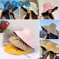 YVE Bucket Hat Men Women Anti-UV Panama Hat Foldable Sun Hat
