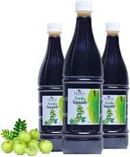 Tribal Ecoshop Amla Healthy Squash - Pack of 3 | Superfruit for Immunity Booster | Aids Digestion | 