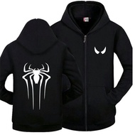 Zip-Up Hooded Jacket Spider Man Zip Hoodie Website