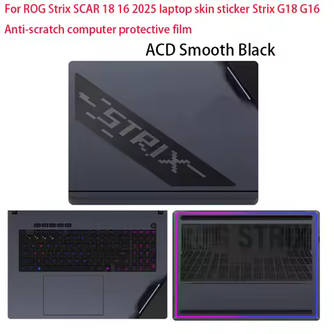 For Asus ROG Strix SCAR 16 G635 2025 laptop skin sticker Strix G16 G615/G614 computer body anti-scra
