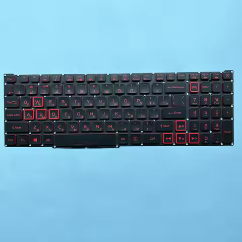 AN515-57 Russian RGB Backlit Keyboard For Acer Nitro 5 AN515-45 AN515-56 AN515-58 AN515-57 AN517-41 