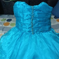 Blue Princess Kids Gown