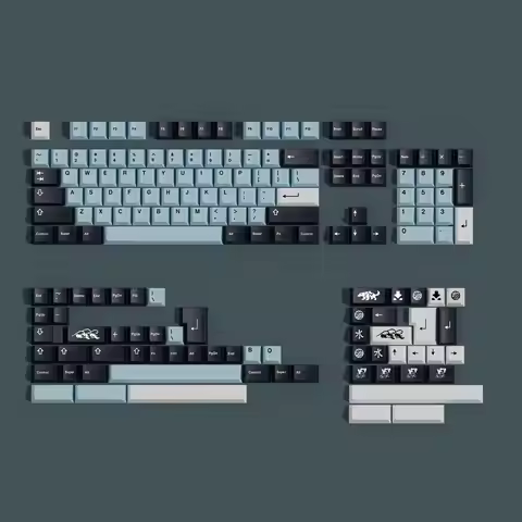 PBT GMK Mizu Keycaps Cherry Profile Keycap Dye Sublimation GMK Clone Key Cap For MX Keyboard GH60 F7