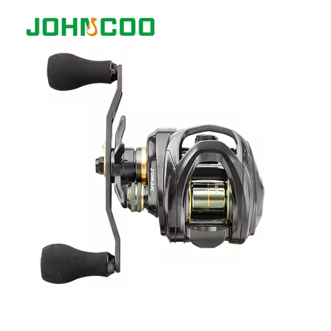 Johncoo Baitcasting Reel Sea Fishing Power Handle 8KG Drag Force 5.4 Gear Ratio Fishing Reel Octopus