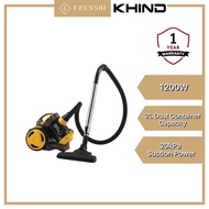 Khind Vacuum Cleaner Bagless Max Power 1200W VC8012 [ FRENSHI ]