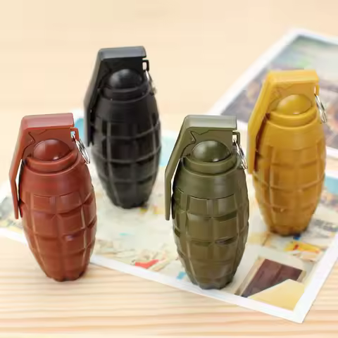 Bview Art 4pcs Grenade Ballpoint Pen - Retractable Creative Writing Tool for Students and Office Sup