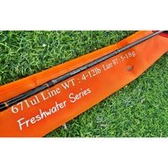 คัน RYOKO AJING TROUT คัน Ultralight 6.7 ฟุต New 2025 WT.4-12lb